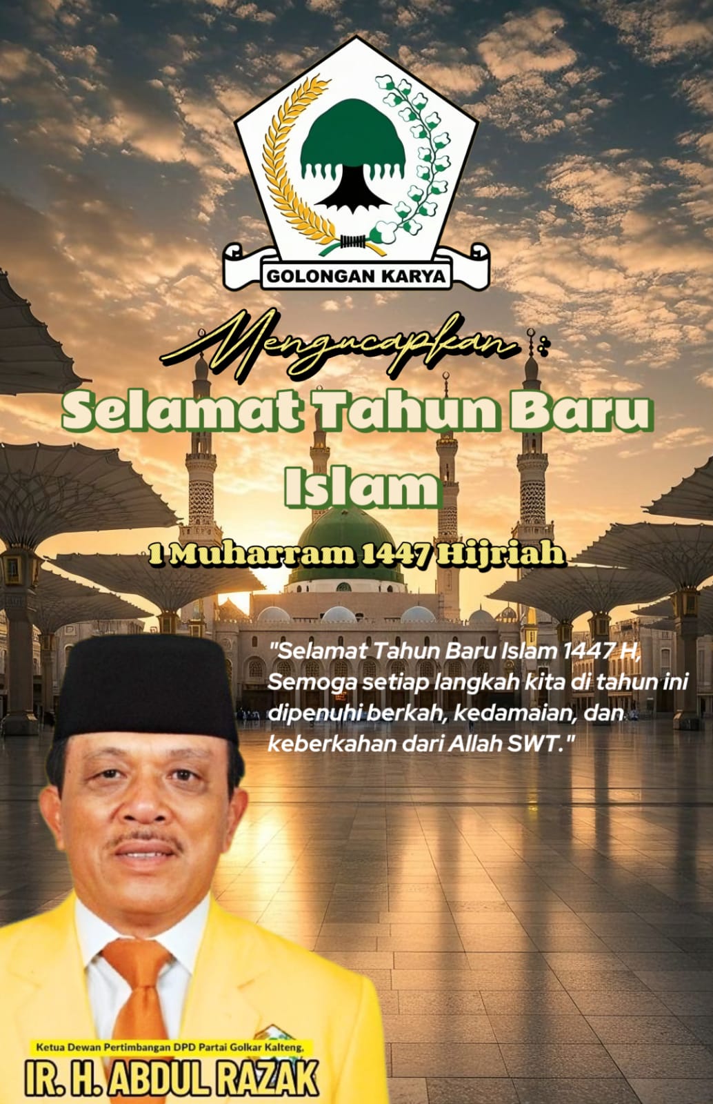 Tahun Baru Islam 1447 H Harus Jadi Momen Menjaga Persatuan dan Kesatuan Bangsa