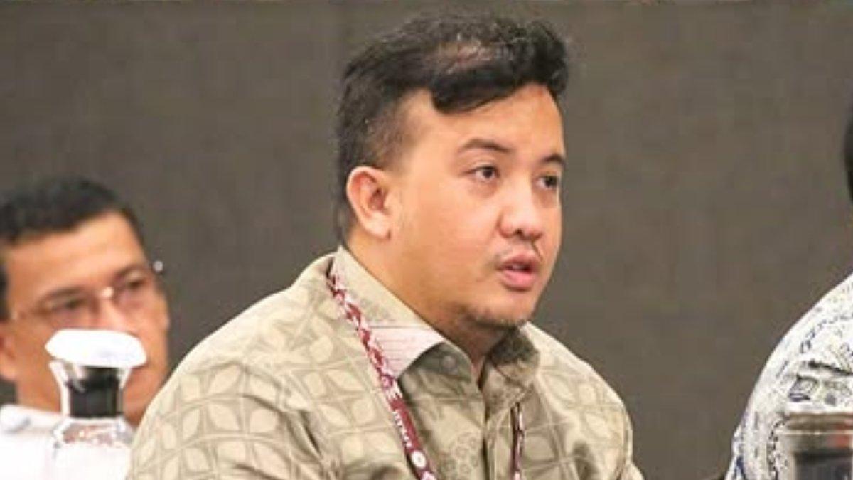 HADIR: Bupati Lamandau Rizky Aditya Putra menghadiri pelantikan pengurus SMSI Lamandau, di aula Kantor BappedaLitbang, Senin (21/7/2025).