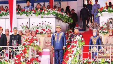 Wagub Pimpin Upacara Peringatan HUT ke-75 Barito Utara