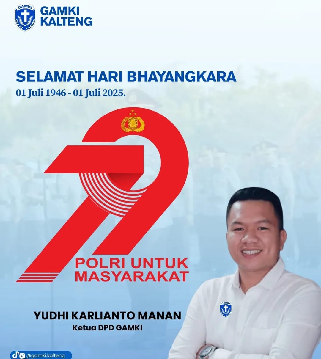 Ketua GAMKI Kalteng, Yudhi Karlianto Manan, SH