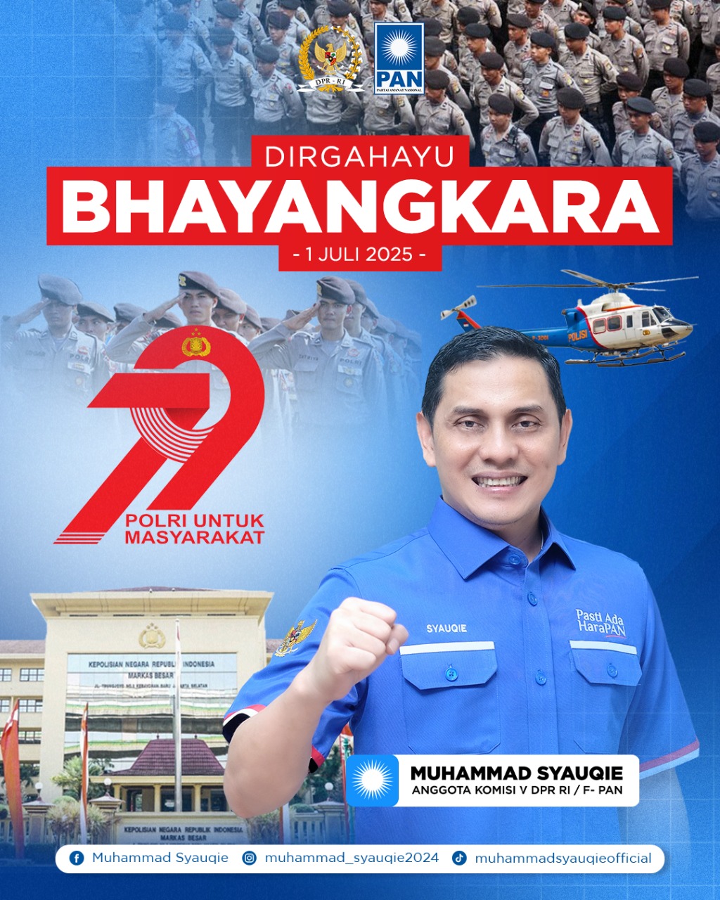 Anggota Komisi V DPR RI, dari Fraksi PAN, Muhammad Syauqie, S.Hut