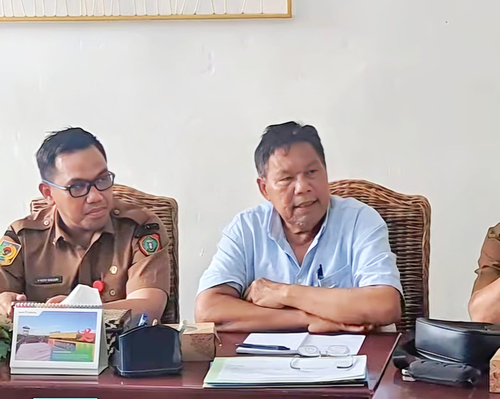 Dialog antara Kadisbun Kalteng H. Rizky Ramadhana Badjuri, ST., MT dengan jajaran APKASINDO
