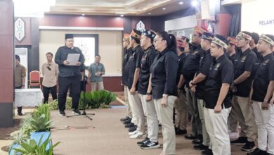 Pelantikan pengurus DPD Pemuda Tani Indonesia Kalteng periode 2025-2030