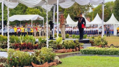 Upacara Hari Jadi Pemerintah dan Kota Palangka Raya, Tegaskan Komitmen Pembangunan Berkeadilan