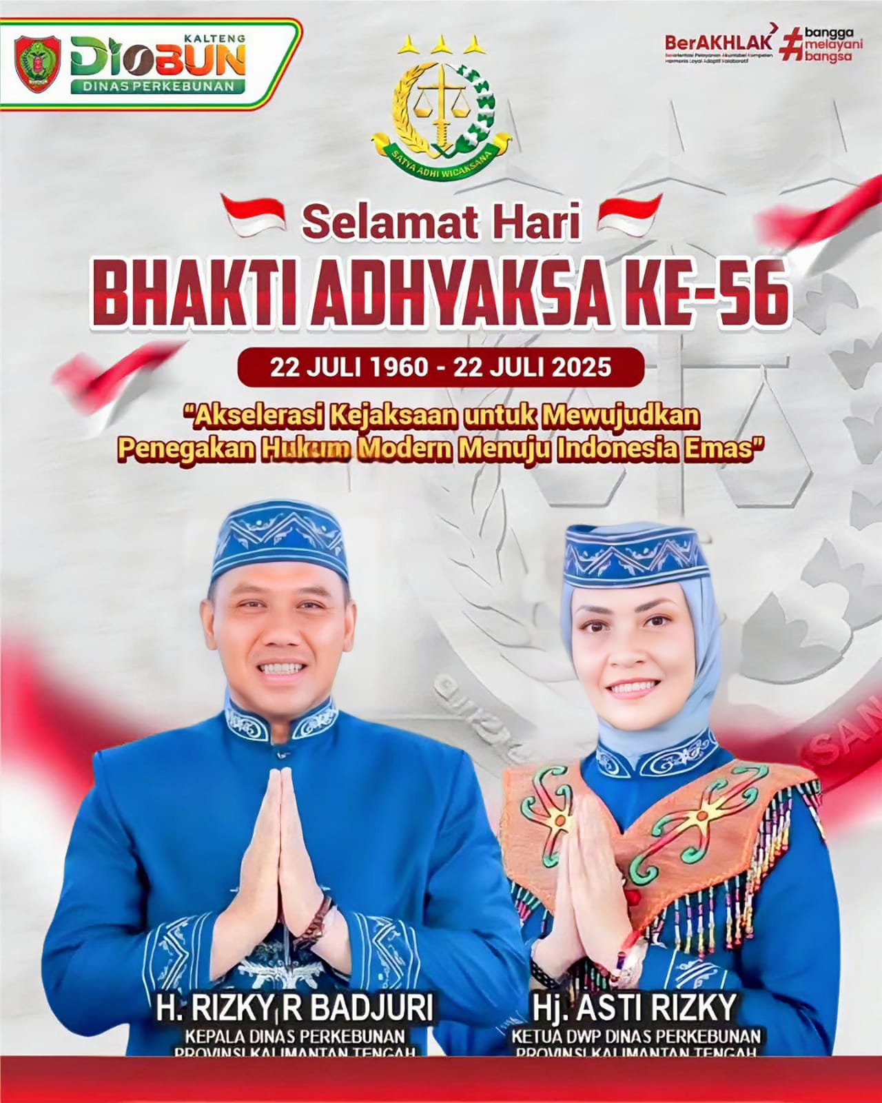 H. Rizky Ramadhana Badjuri: Hari Bhakti Adhyaksa Momentum Perkuat Kolaborasi Penegakan Hukum di Sektor Perkebunan