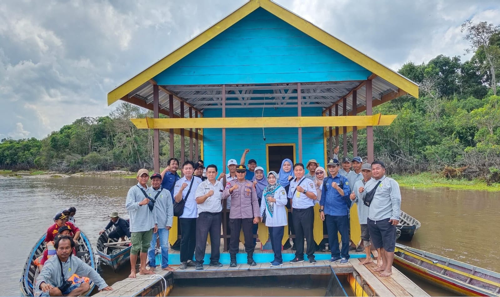 Dinas Perikanan Palangka Raya Perkuat Pengawasan Sungai Tumbang Tahai