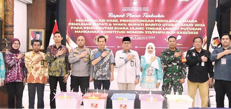 Pj Bupati Buka Rapat Rekapitulasi Hasil Perhitungan PSU