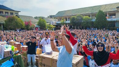Gubernur Kalteng Hadiri Jalan Sehat HUT ke-66 SMAN 1 Palangka Raya