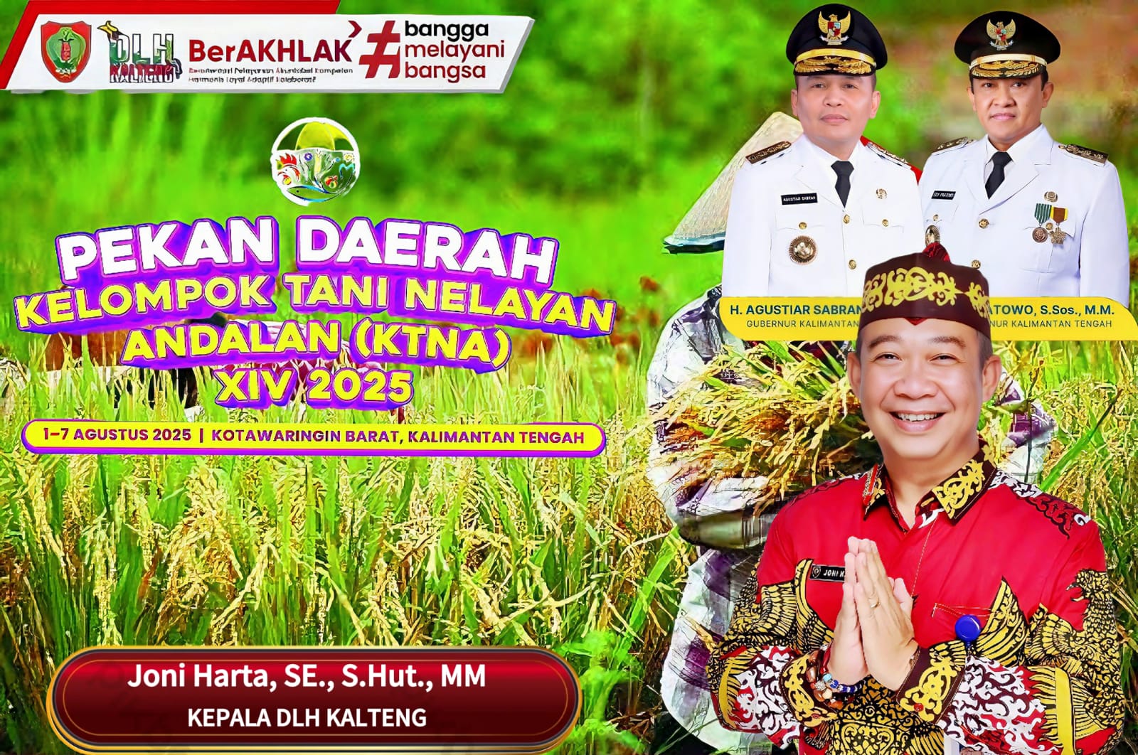 Pekan Daerah Kelompok Tani Nelayan Andalan (KTNA) XIV Tingkat Provinsi Kalimantan Tengah