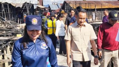 Wali Kota Palangka Raya Tinjau Lokasi Kebakaran di Gang Mandau