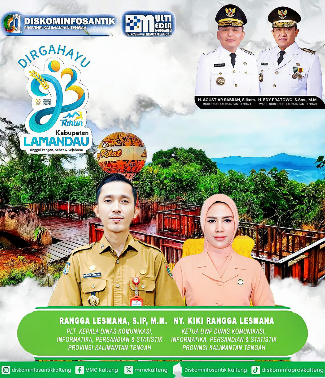HUT ke-23 Kabupaten Lamandau