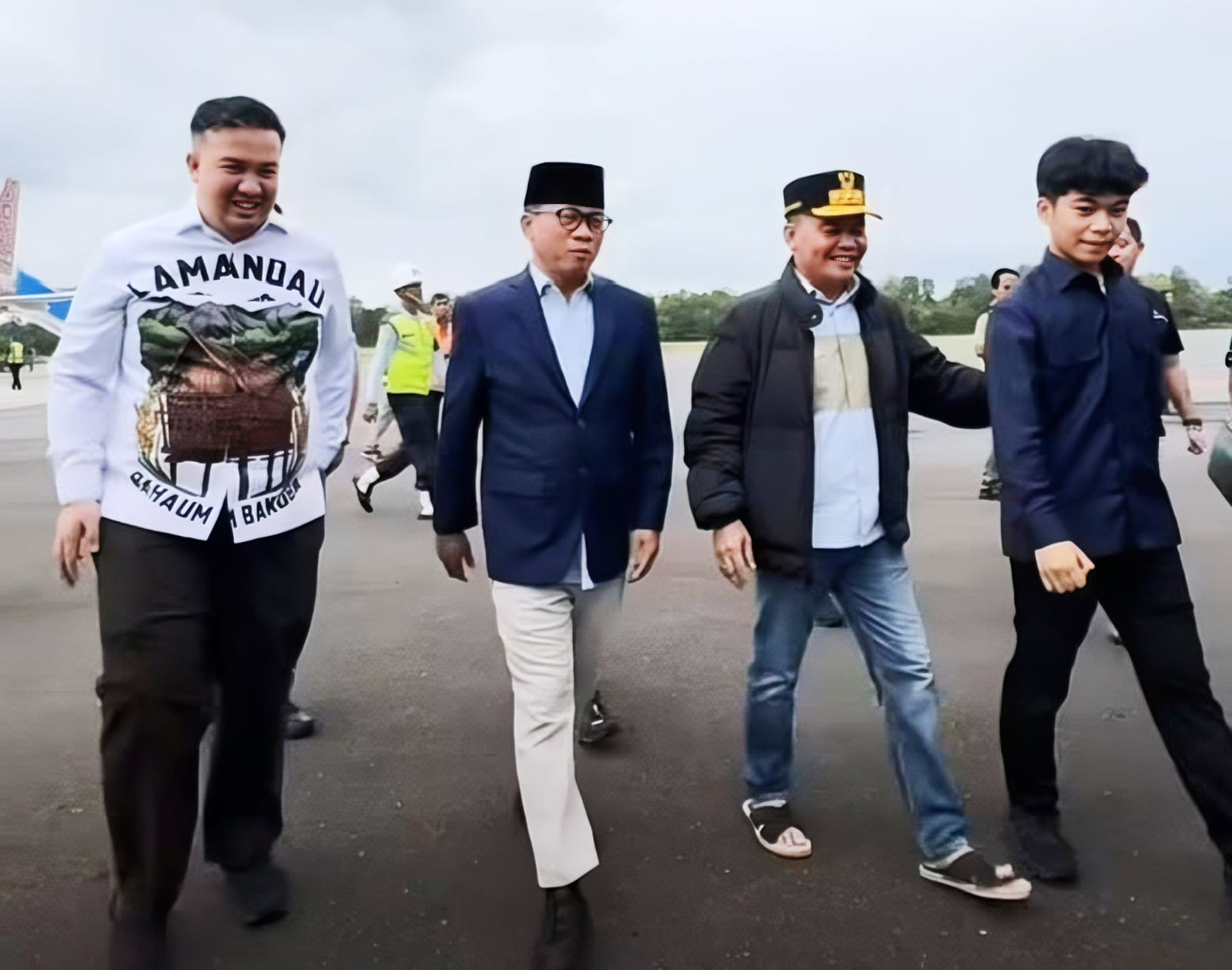 Gubernur Kalteng Sambut Mendes PDTT Yandri Susanto di Pangkalan Bun