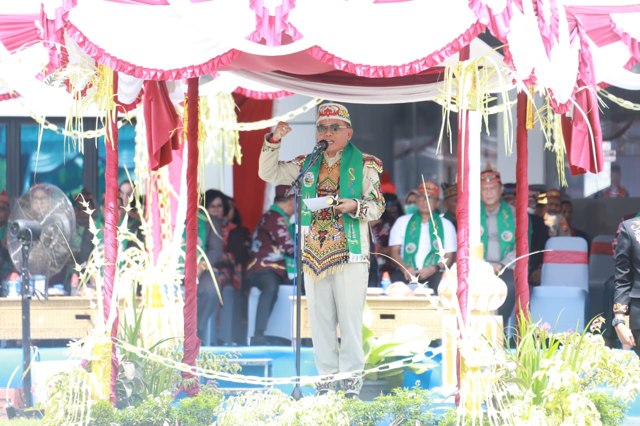 Gubernur Agustiar Sabran Pimpin Upacara HUT ke-23 Kabupaten Barito Timur