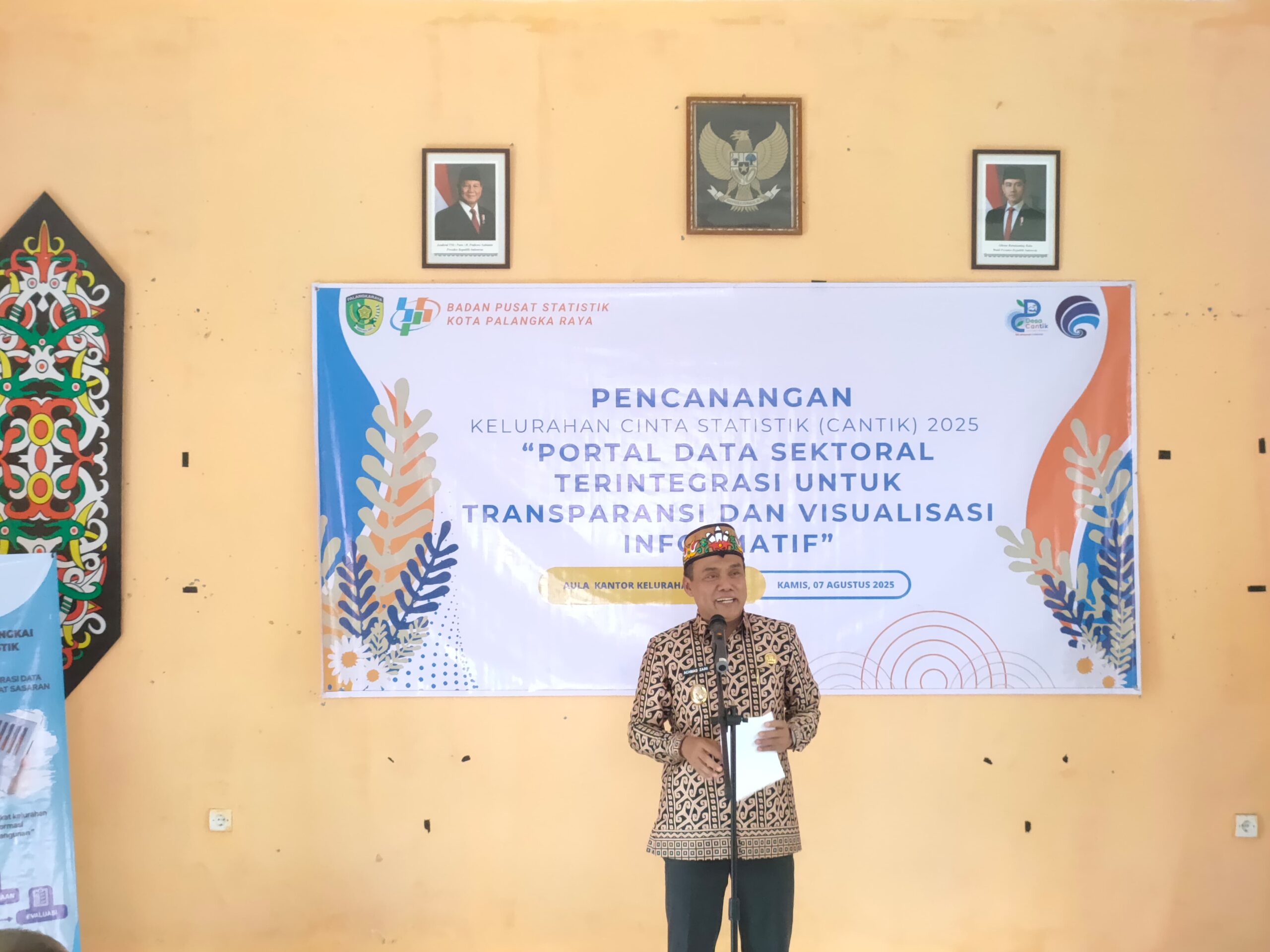 Kelurahan Langkai Resmi Dicanangkan Sebagai Kelurahan Cinta Statistik