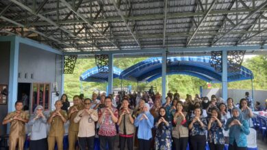 Mahasiswa Fakultas Kedokteran UPR dan TP-PKK Kota Palangka Raya