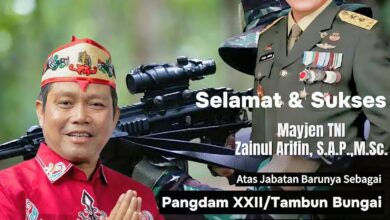 Dirut Bank Kalteng untuk Pangdam Pertama Kodam XXII/Tambun Bungai