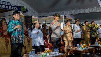 Dirut Bank Kalteng Maslipansyah Beri Pesan Semangat kepada Mahasiswa Baru UPR di PKKMB 2025