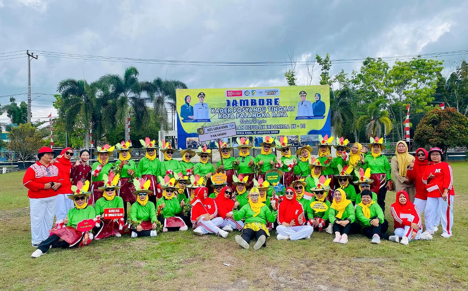 Semangat di Jambore Tingkat Kota Palangka Raya