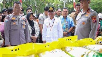 Gubernur Apresiasi Gerakan Pangan Murah POLRI, Jamin Stabilitas Harga Beras di Kalteng