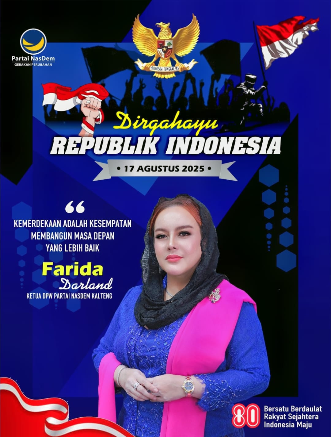 Faridawaty Darland Atjeh: Momentum HUT RI dan Ulang Tahun Gubernur Jadi Spirit Persatuan