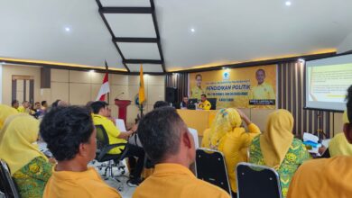 Suasana pendidikan politik DPD Golkar Palangka Raya