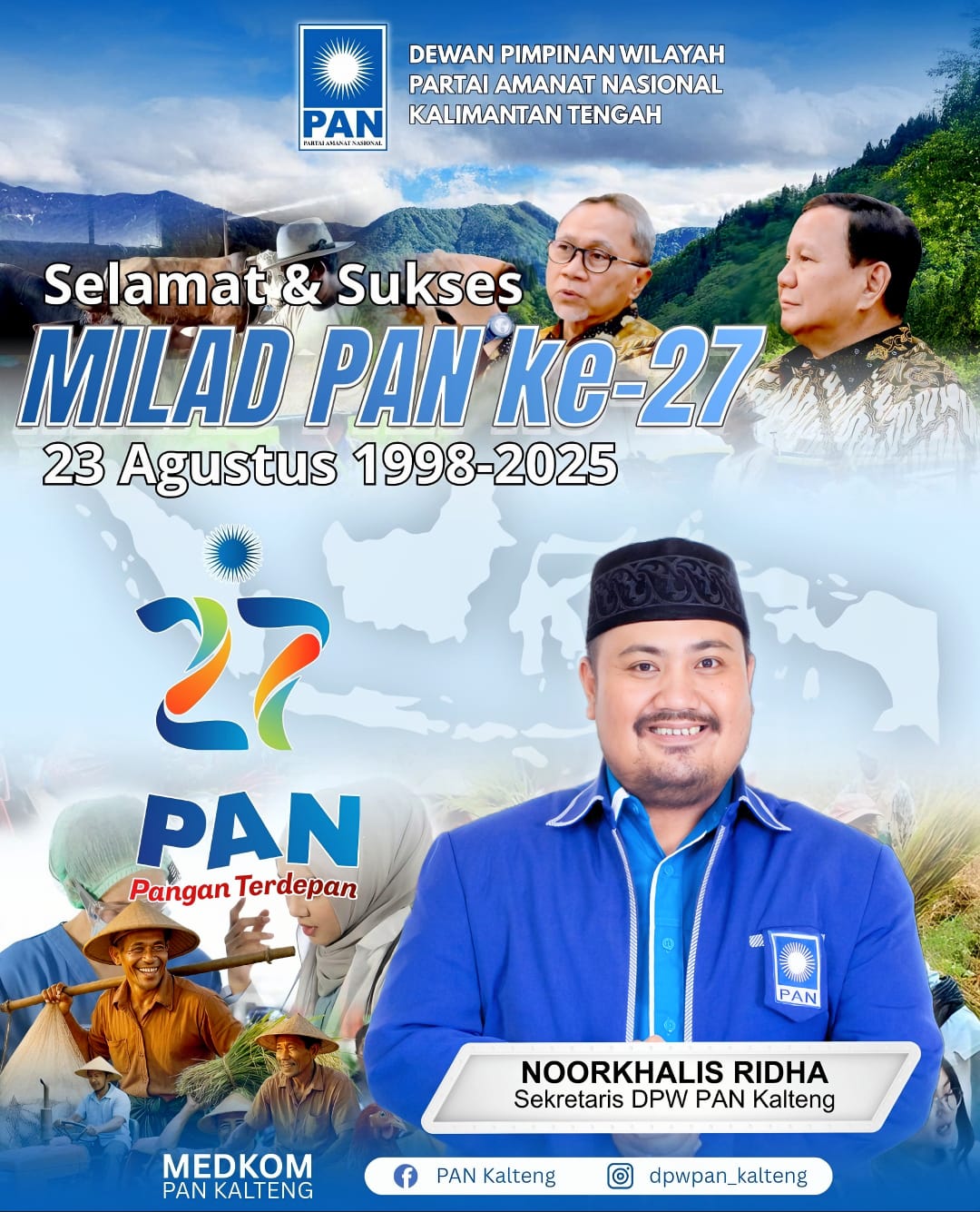 Milad ke-27 Momentum PAN Terus Mengakar Bersama Rakyat