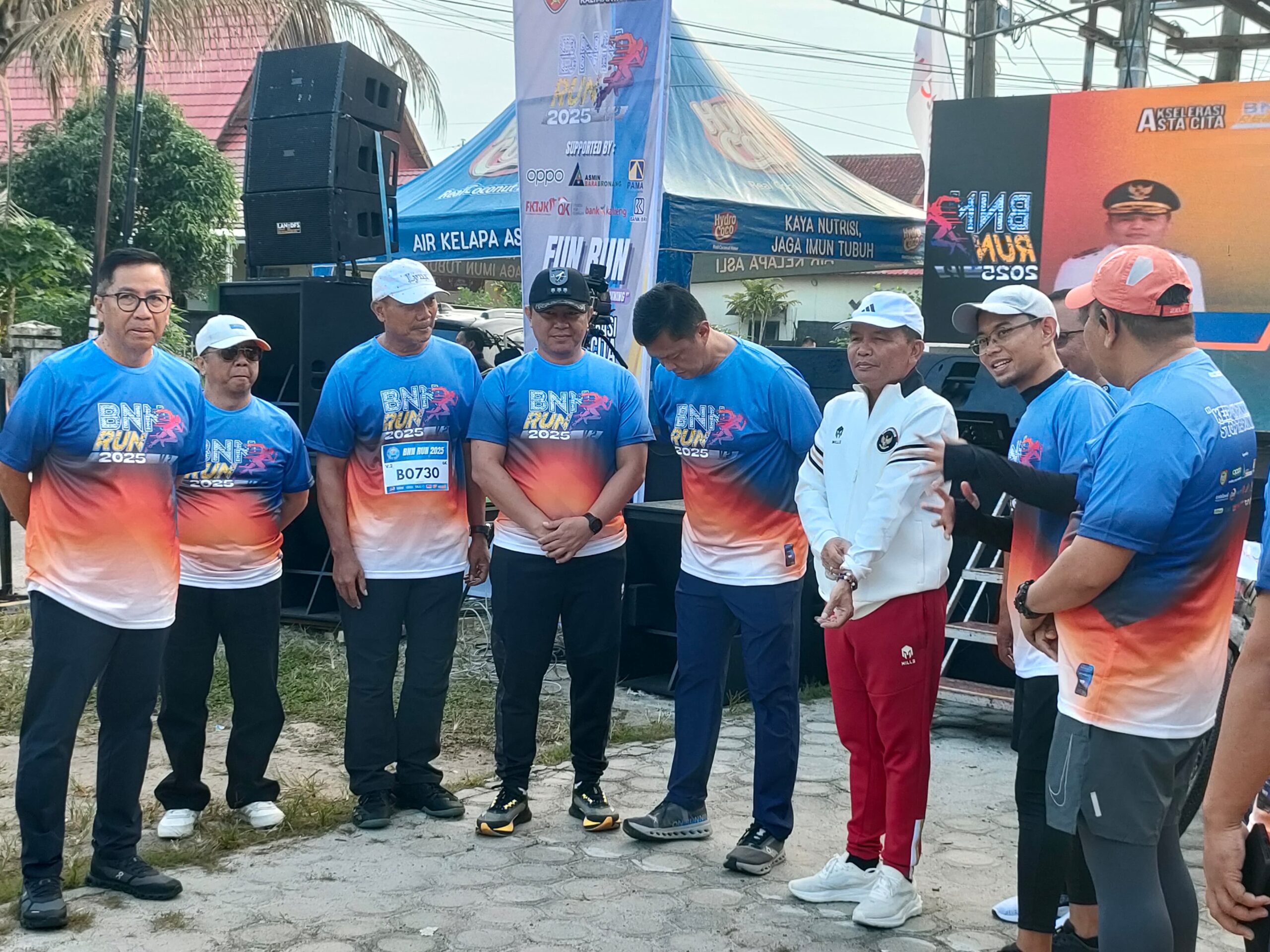 Plt. Sekda Kalteng Leonard S Ampung Dukung BNN Fun Run 6K, Dorong Masyarakat Tingkatkan Pola Hidup Sehat