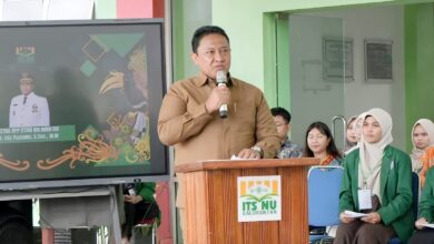 Wagub Kalteng, H. Edy Pratowo saat menyampaikan sambutannya.