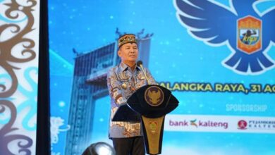 Gubernur Agustiar Sabran Hadiri Pelantikan Pengurus KNPI Kalteng, Dorong Pemuda Jadi Motor Kemajuan Daerah