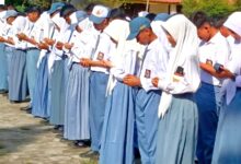 97 Ribu Pelajar se-Kalteng Gelar Doa Bersama Lintas Agama