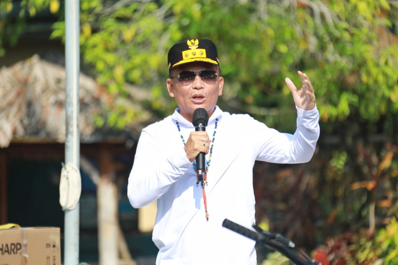 Gubernur Kalimantan Tengah, H. Agustiar Sabran, menyampaikan ucapan selamat memperingati Hari Palang Merah Indonesia