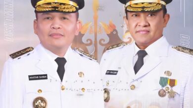 Gubernur Kalteng, H. Agustiar Sabran dan Wakil Gubernur Kalteng, H. Edy Pratowo