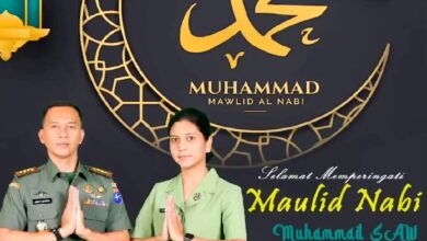 Dandim 1016/Palangka Raya Kolonel Jimmy Hutapea Apresiasi Peringatan Maulid Nabi