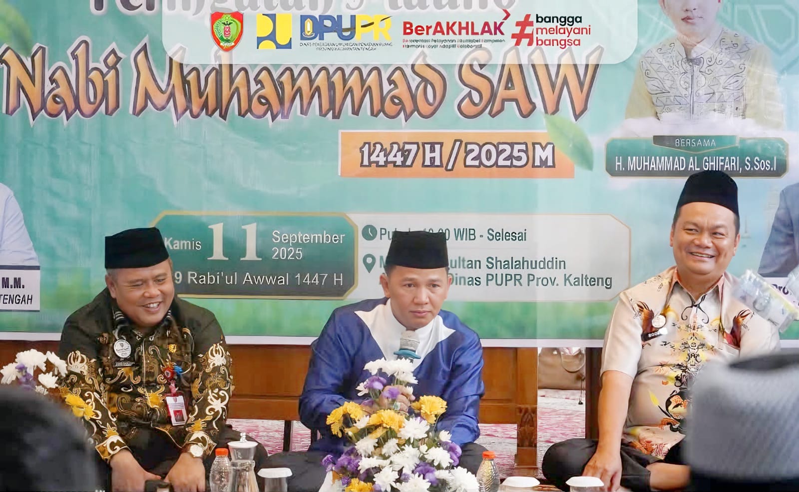 Suasana Peringatan Maulid Nabi Muhammad SAW 1447 H Dinas PUPR Kalteng