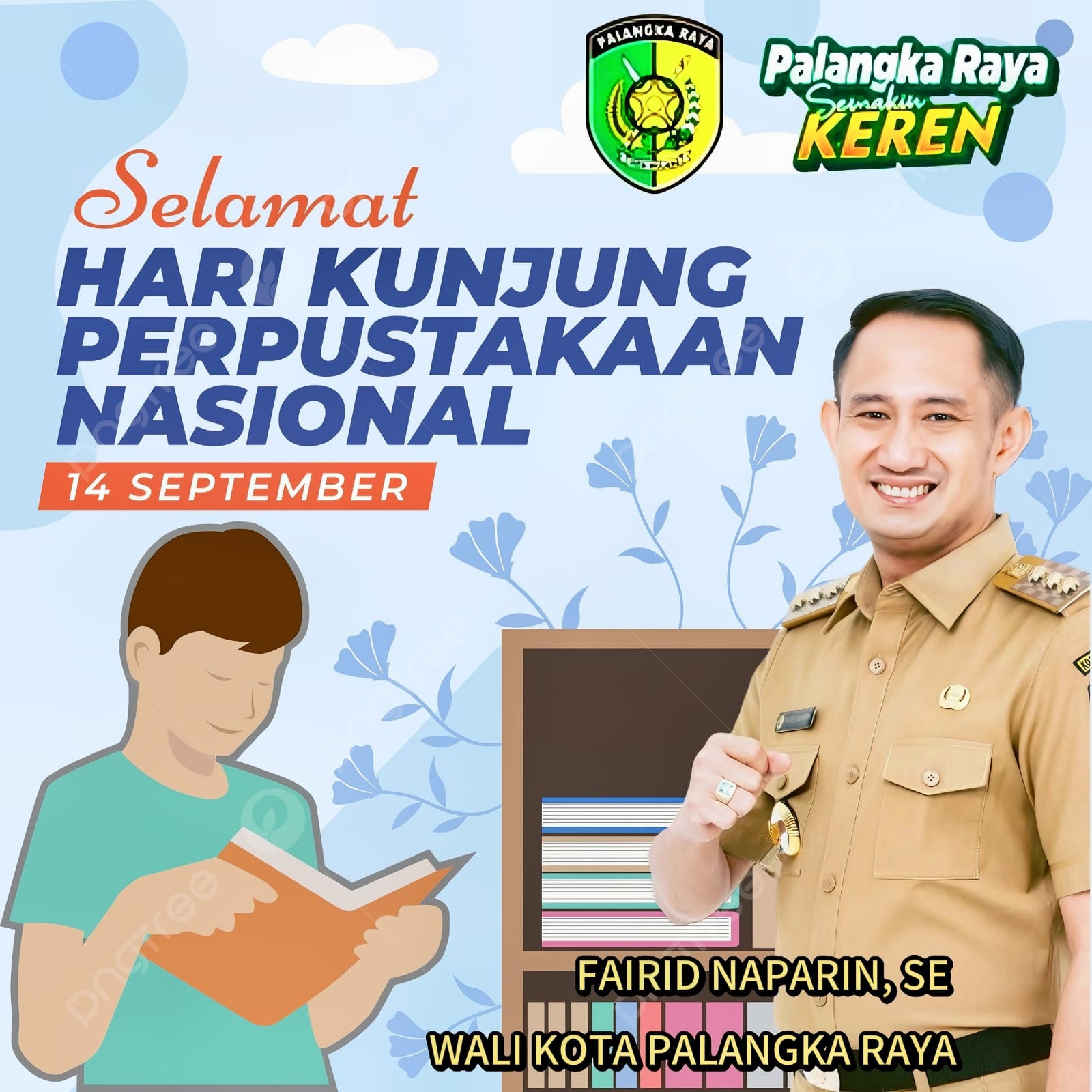 Wali Kota Palangka Raya: Perpustakaan Adalah Sahabat Terbaik untuk Belajar Sepanjang Hayat