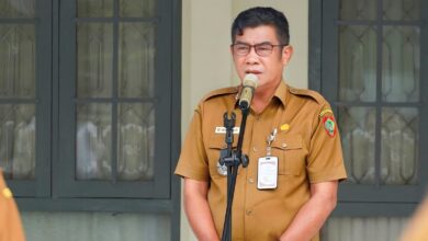 Kadispora Agus Siswadi Pimpin Apel Pagi ASN Dispora Kalteng