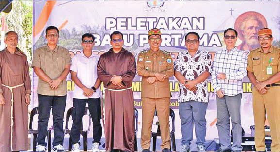 Dukung Pembangunan Pastoran Gereja Katolik Santo Petrus