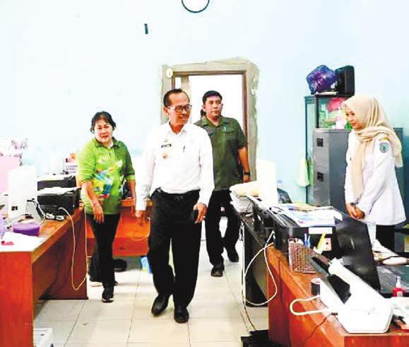 Wabup Sidak Kantor Dinkes dan Disdik