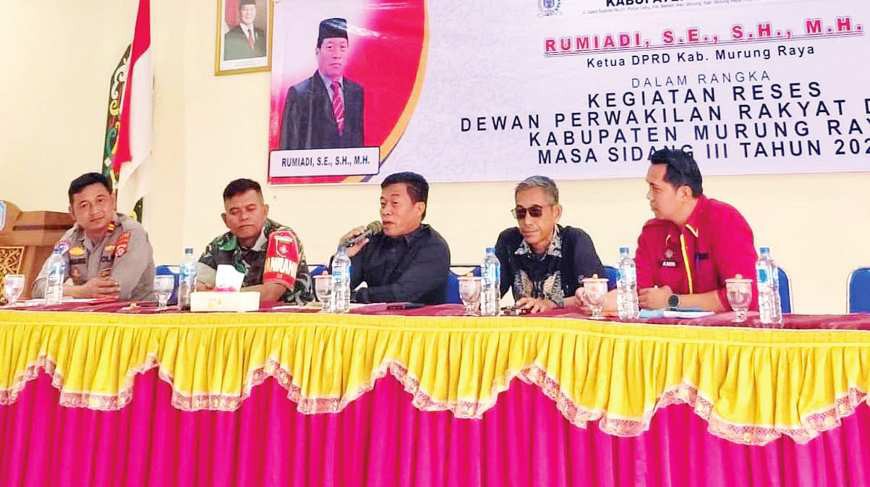 Serap Aspirasi dan Usulan Warga di Laung Tuhup