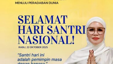 Sri Neni Ajak Santri Jadi Pelopor Moral dan Kemajuan Daerah