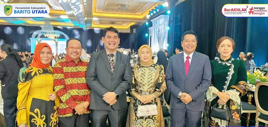 Bupati Barito Utara Hadiri Resepsi Putra Gubernur Kalteng