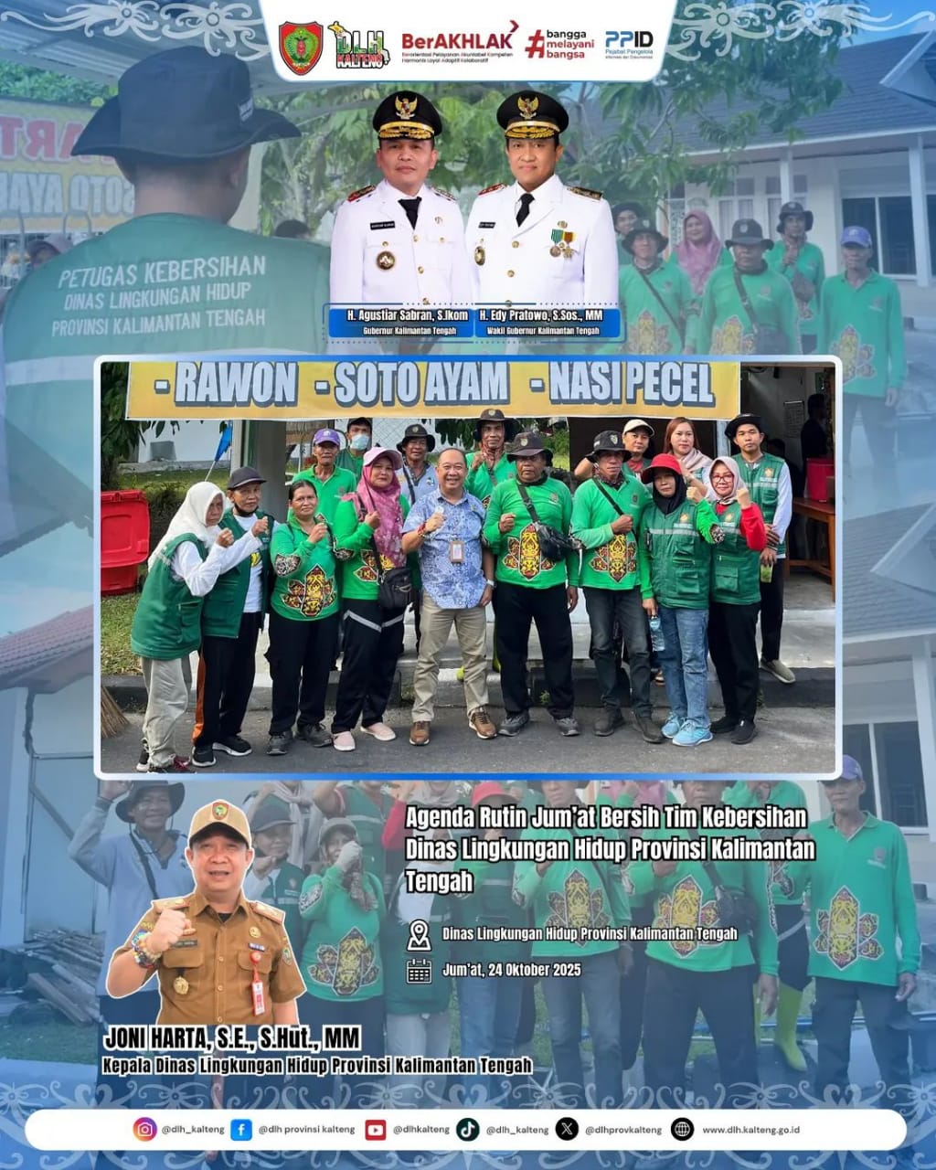 Tim Kebersihan DLH Kalteng