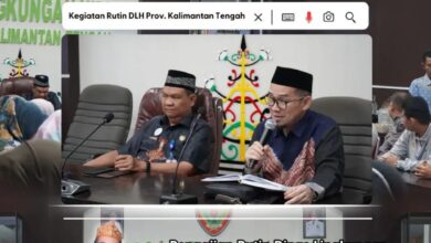 Suasana Pengajian rutin di DLH Provinsi Kalteng