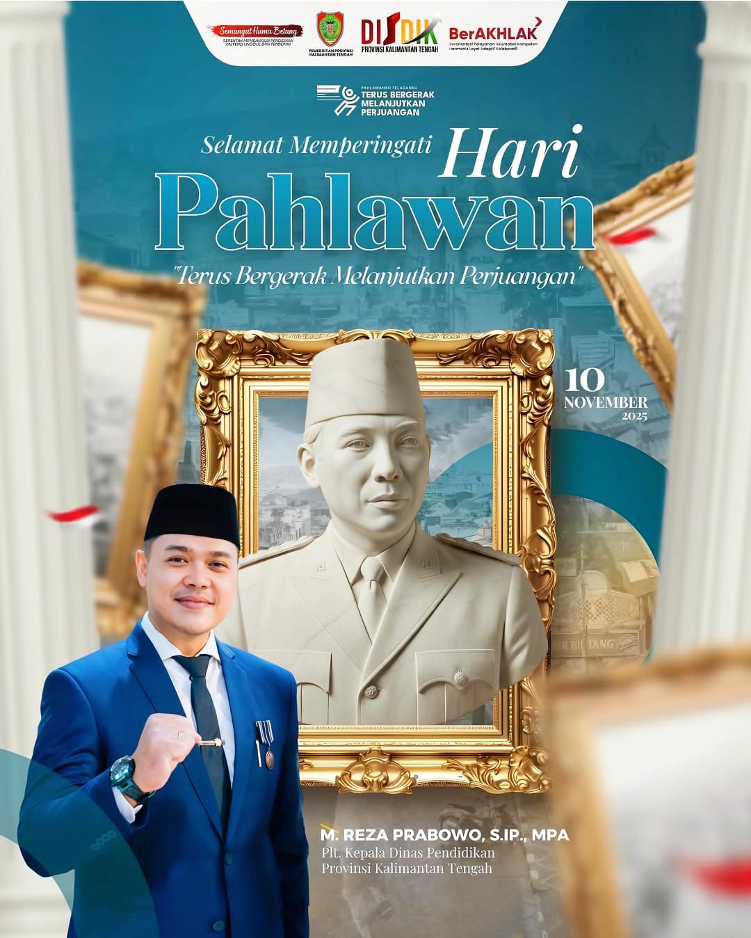 (Plt.) Kepala Dinas Pendidikan Provinsi Kalimantan Tengah, M. Reza Prabowo