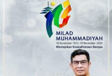 Kadispora Kalteng Agus Siswadi Sampaikan Selamat Milad Muhammadiyah ke-113