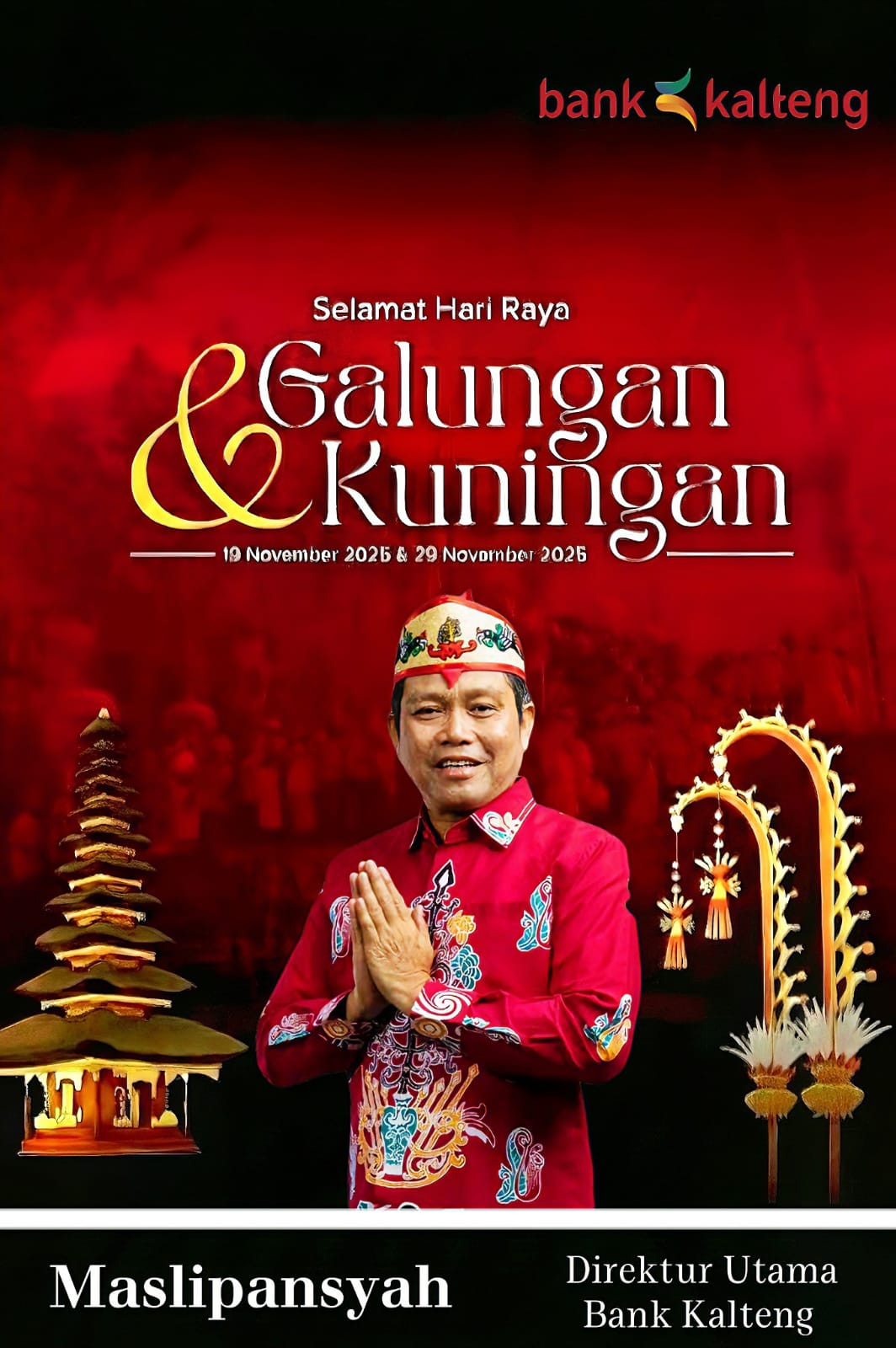 Sampaikan Ucapan Selamat Hari Raya Galungan dan Kuningan