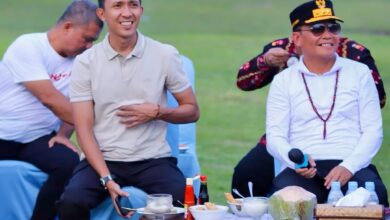 Plt. Kadiskominfosantik Kalteng, Rangga Lesmana mendampingi Gubernur H. Agustiar Sabran