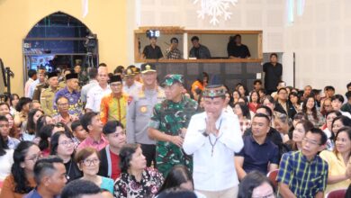 Patroli ke sejumlah gereja yang dilakukan Polda bersama