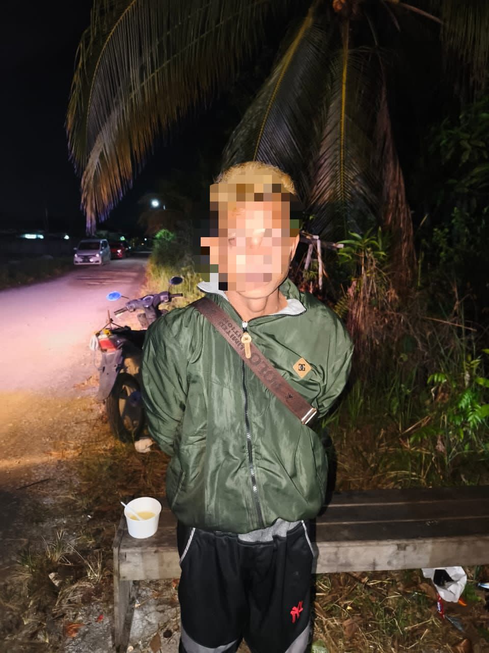 Petugas berhasil mengamankan seorang pria berinisial AN usai membuat keributan di Gereja Yudea, Palangka Raya