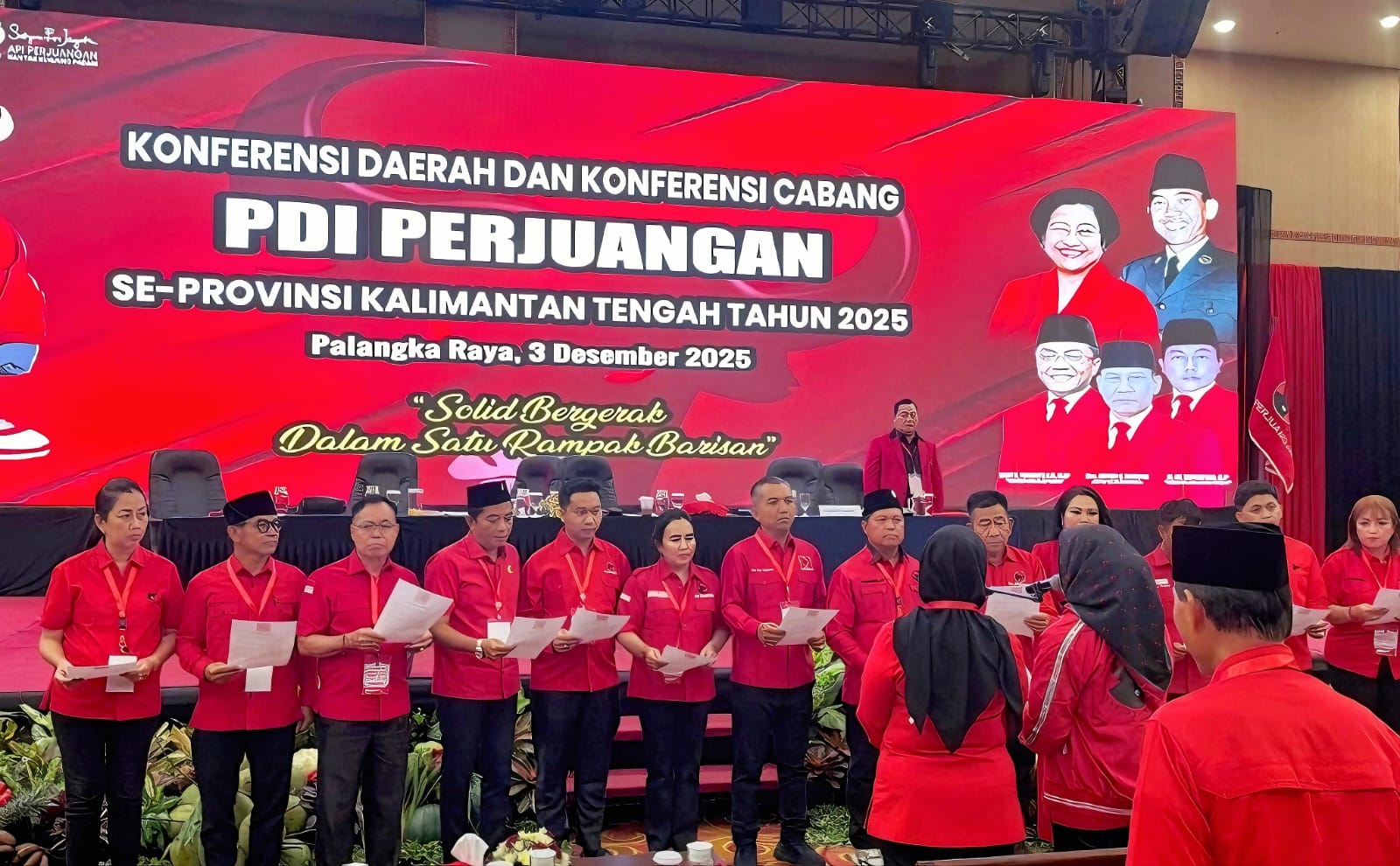 Yohanes Pimpin PDI Perjuangan Kalteng Periode 2025-2030